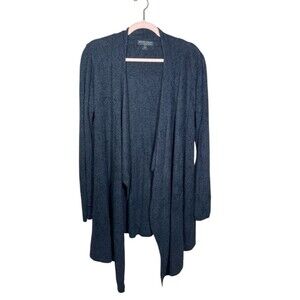 Barefoot Dreams CozyChic Lite Island‎ Cardigan Wrap Sweater Black size L/XL Wrap